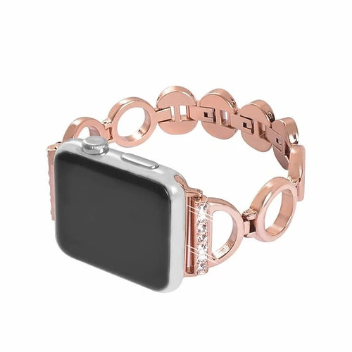 Bracelet de montre classique en acier inoxydable à boucle pour toutes les séries d'Apple Watch