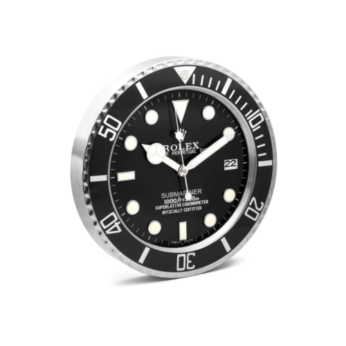 Horloge murale R*lex Submariner - Noire