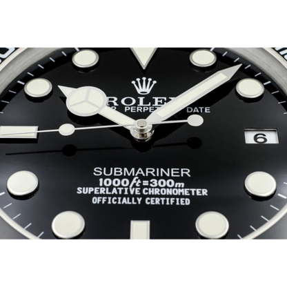 Horloge murale R*lex Submariner - Noire