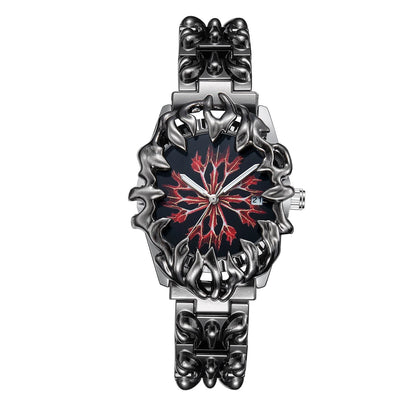 montres tendance hétéroclites en forme de griffe, en albâtre, style rétro, Y2K, euro-américaines, montres spéciales de niche avancées sur Instagram