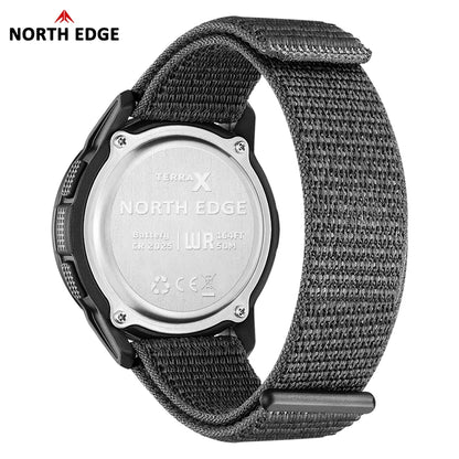 NORTH EDGE TERRAX digital outdoor watch with stopwatch and countdown timer