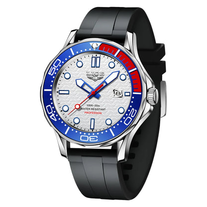 2026 LIGE Nouvelle Montre Homme D'Affaires Grande Marque Luxe Montre de Plongée Pour Hommes Étanche Date Horloge Montre de Sport Relogio Masculino+Boîte