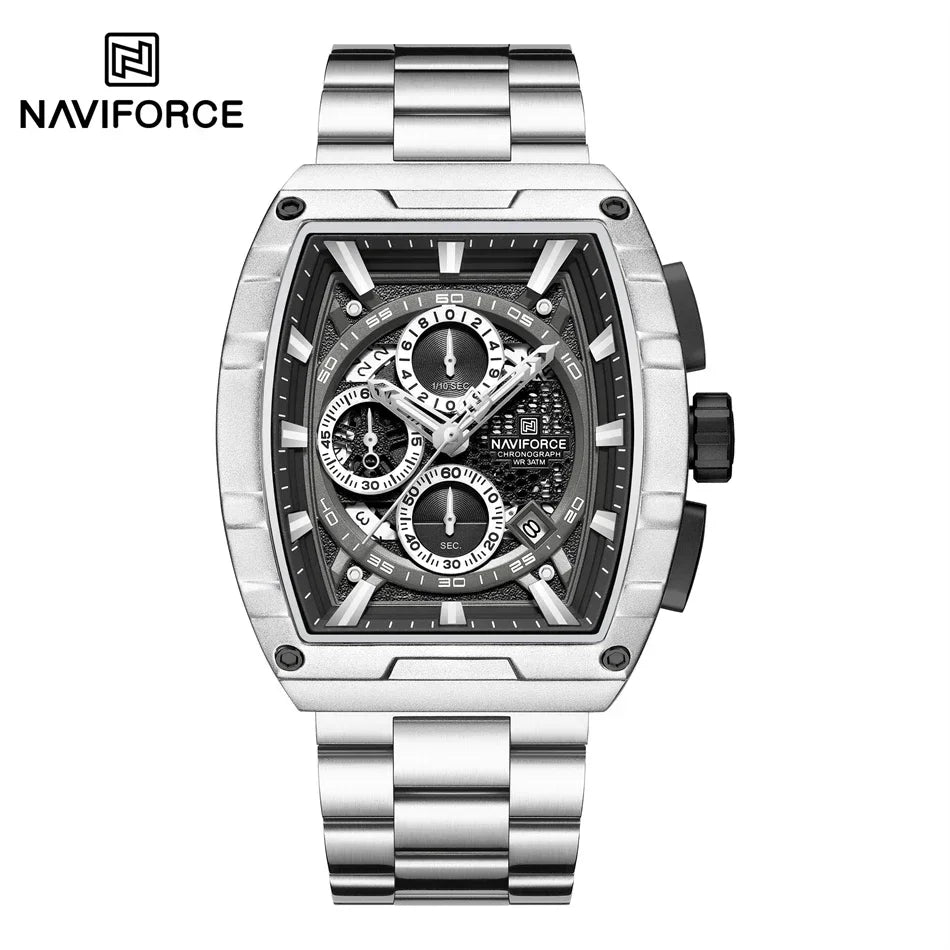NAVIFORCE – Montre-bracelet à quartz de luxe pour hommes, marque supérieure, étanche, chronographe, 2025, date automatique