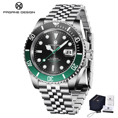 Montre de sport automatique ChronoState Velocity Prime en acier inoxydable pour homme