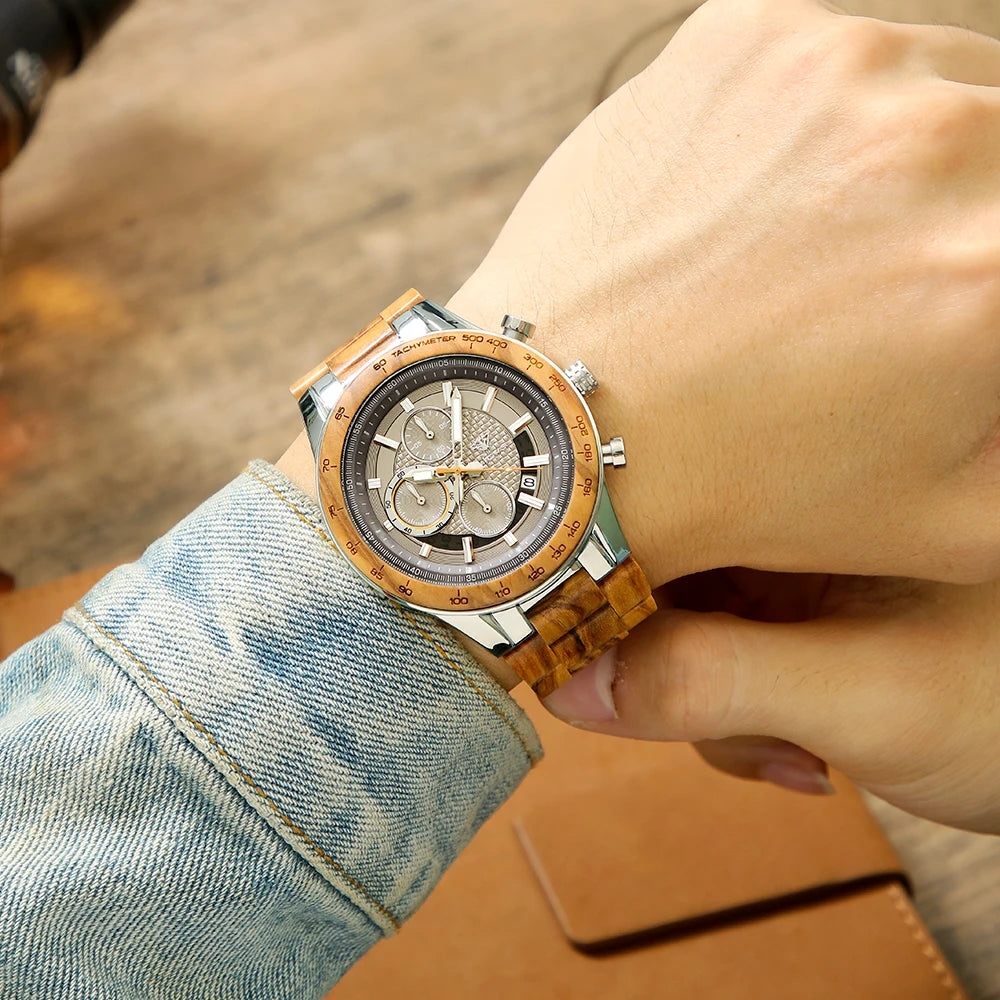 Montre Chronographe à Quartz Bobo Bird