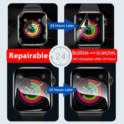 Protection d'écran ultra fine pour montre Tissot PRX Powermatic 80 T137407 T137410 T137463 T931407 Film hydrogel souple - Pas en verre