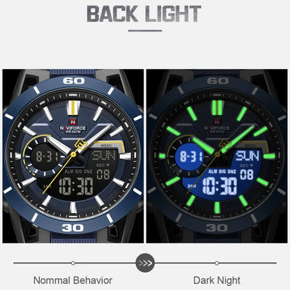 NAVIFORCE 2026 NF7135 Analog LCD Chronograph Watch