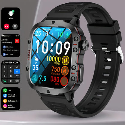 2026 Nouvelle montre connectée NFC pour femmes, 1,96 pouces, avec tension artérielle, fréquence cardiaque, appel Bluetooth, santé féminine, pour Android IOS