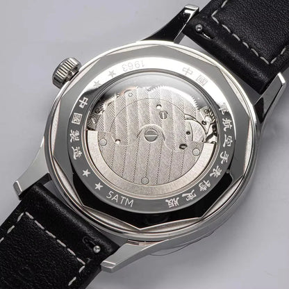 Montres Nouvel An 2026 Seagull 1963 Montre-bracelet mécanique étanche 5 bars 40mm Montre d'aviateur pour hommes Mouvement ST1780 Horloge automatique pour hommes