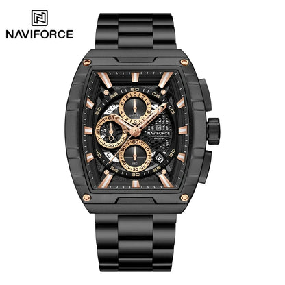 NAVIFORCE – Montre-bracelet à quartz de luxe pour hommes, marque supérieure, étanche, chronographe, 2025, date automatique