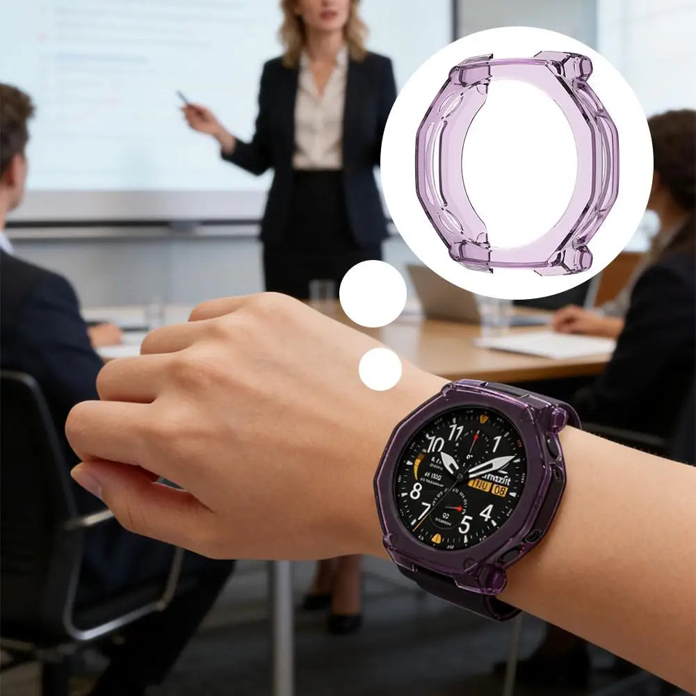Protection en TPU robuste pour montre connectée Amazfit T-Rex Ultra 2, étui avec protection intégrale 4 coins, anti-rayures, coque de protection résistante à l'usure