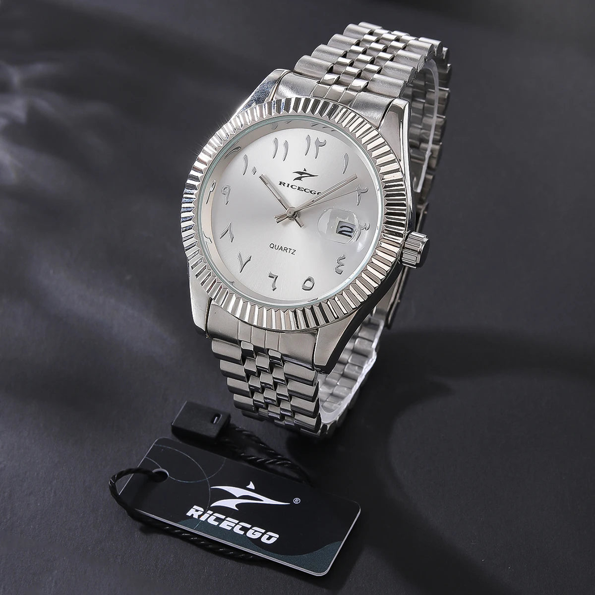 Sports Stainless Steel Quartz Watch Men's Fashion Luxury Business Wristwatch Chronograph Reloj for Men Women Birthday Gift