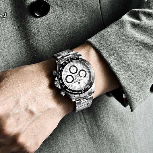 ChronoState Ceramic Chrono Quartz Luxury Watch for Men