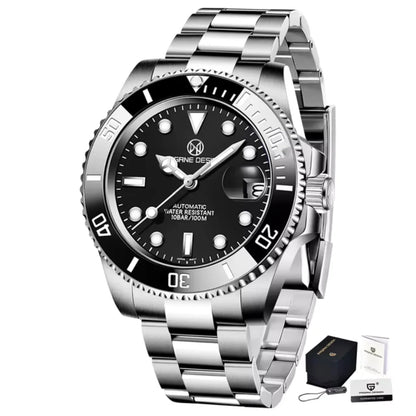 Montre de sport automatique ChronoState Velocity Prime en acier inoxydable pour homme