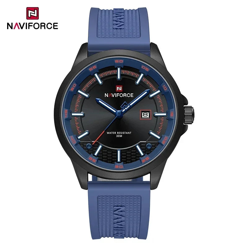 NAVIFORCE NF9248T Business Casual Silicone Strap Watch