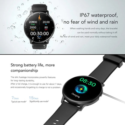 Montre connectée ultra-fine 2026 pour homme avec plus de 100 modes sportifs, surveillance de la fréquence cardiaque, assistant vocal IA, appels Bluetooth