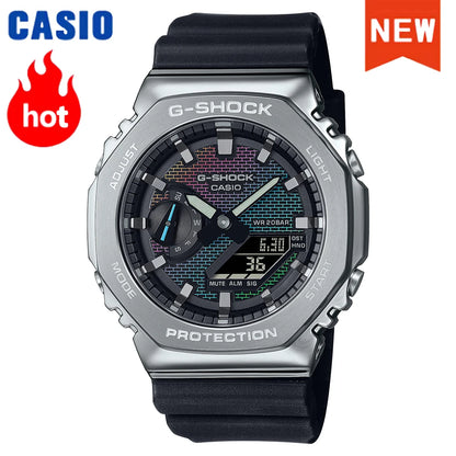 2026 Nouvelle série Casio GM-2100 tendance couleur dopamine montre de sport G-SHOCK montre de couple multifonctionnelle article de mode de luxe