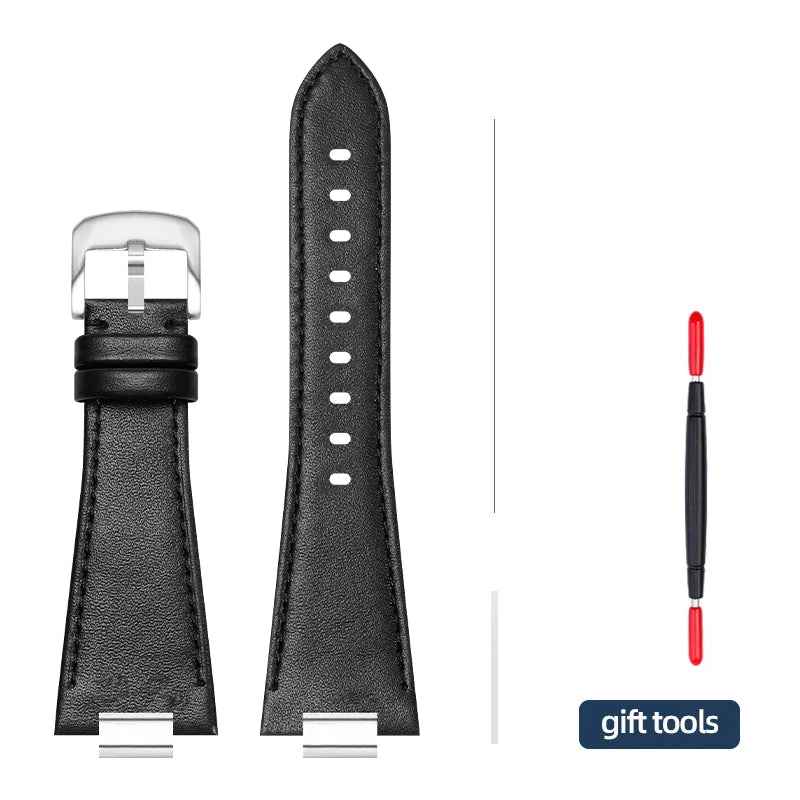 27 * 12mm 1853 PRX T137 watch strap for Tissot PRX men 40mm T137.407/T137.417 raised strap plain/bamboo/lychee pattern watchband