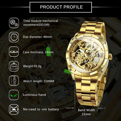 Montres Hommes Rétro Classiques Marque de Luxe Montre Automatique Mécanique pour Hommes Bracelet en Acier Inoxydable Forsining Montres-bracelets Nouvelle