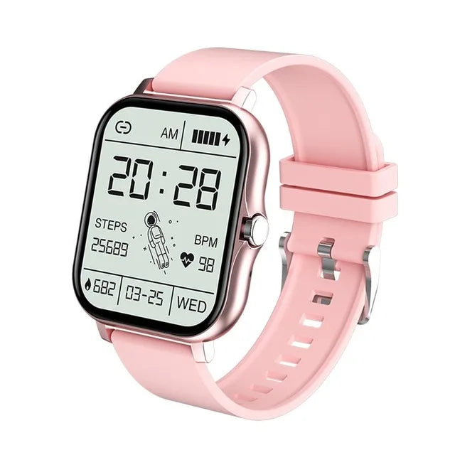 Montre connectée de sport, horloge de fitness, moniteur de santé, montre intelligente étanche, appels Bluetooth pour hommes femmes téléphones IOS Android 2025