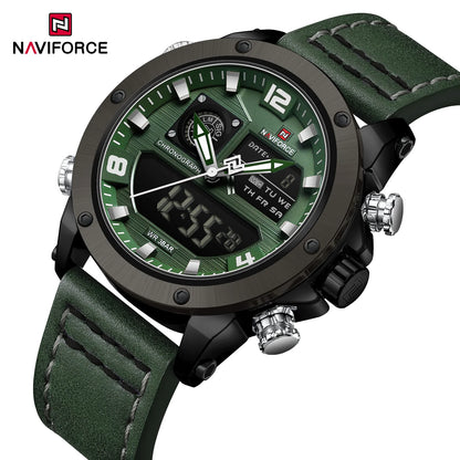 NAVIFORCE NF9236 Dual Display Military Chronograph Watch