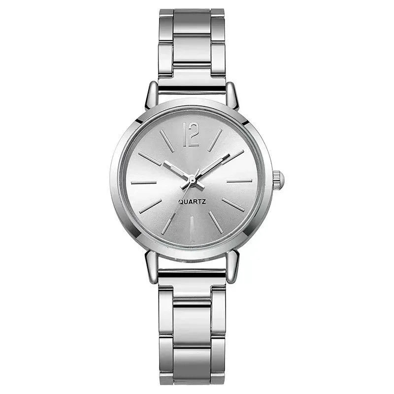2PCS/Set Fashion Women Watches Small Dial Quartz Watch Luxury Ladies Wristwatch Bracelets Set Reloj Mujer