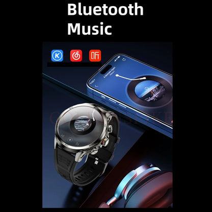 Montre intelligente H19 d'origine Android 10.0 avec caméra rotative à 190°, GPS, Wi-Fi, grand écran AMOLED de 1,95 pouce et stockage de 256 Go