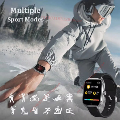 Nouvelle Montre Intelligente 2026 Android IOS Téléphone Écran Couleur 2,01 Pouces Bluetooth Répondre aux Appels Suivi de la Condition Physique Smartwatch Femmes Hommes