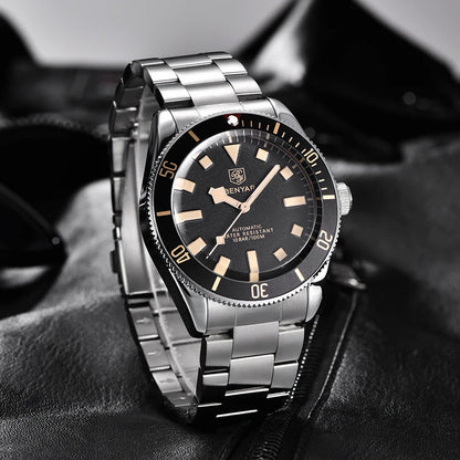BENYAR BB58 BY-5179M Mechanical Automatic Watch Stainless Steel