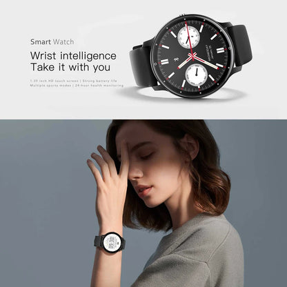 Montre connectée ultra-fine 2026 pour homme avec plus de 100 modes sportifs, surveillance de la fréquence cardiaque, assistant vocal IA, appels Bluetooth