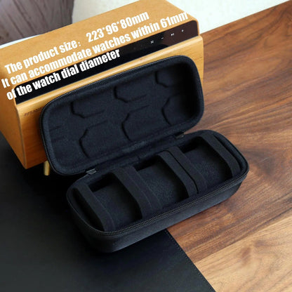 Organisateur de boîte de montres pour hommes ou femmes, étui de voyage portable pour montres, présentoir de montres pour montres-bracelets et montres connectées