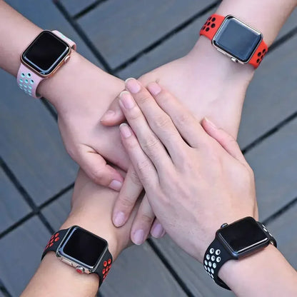 Sport Strap For Apple Watch Band Ultra 49mm 44mm 45mm 38/40mm/41mm Silicone Pride Bracelet correa iWatch Series 8 7 6 4 5 3 9 SE