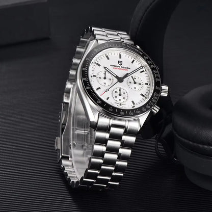 PAGANI DESIGN 2026 Nouvelle V5 PD1701 Montres Homme Luxe Montre à Quartz Homme Sport Vitesse Chronographe Verre Saphir AR Étanche 100M