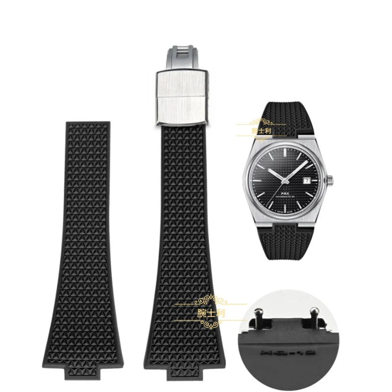 CTS Fluororubber Strap for Tissot PRX Series 35mm 40mm