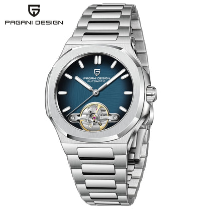 ChronoState Velocity Tourbillon Skeleton Automatic Luxury Watch for Men