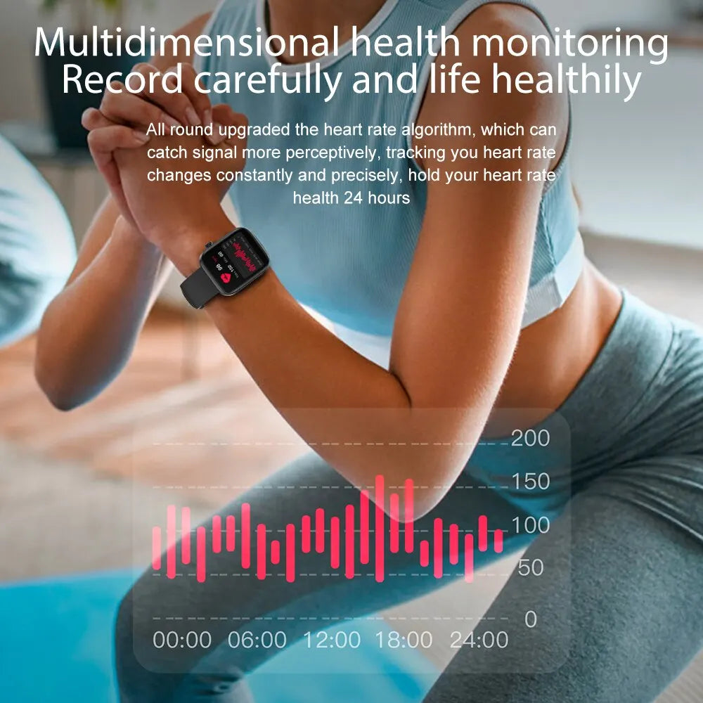 COLMI P71 Montre connectée avec appels vocaux, surveillance de la santé, étanchéité IP68, notifications intelligentes, assistant vocal pour hommes et femmes