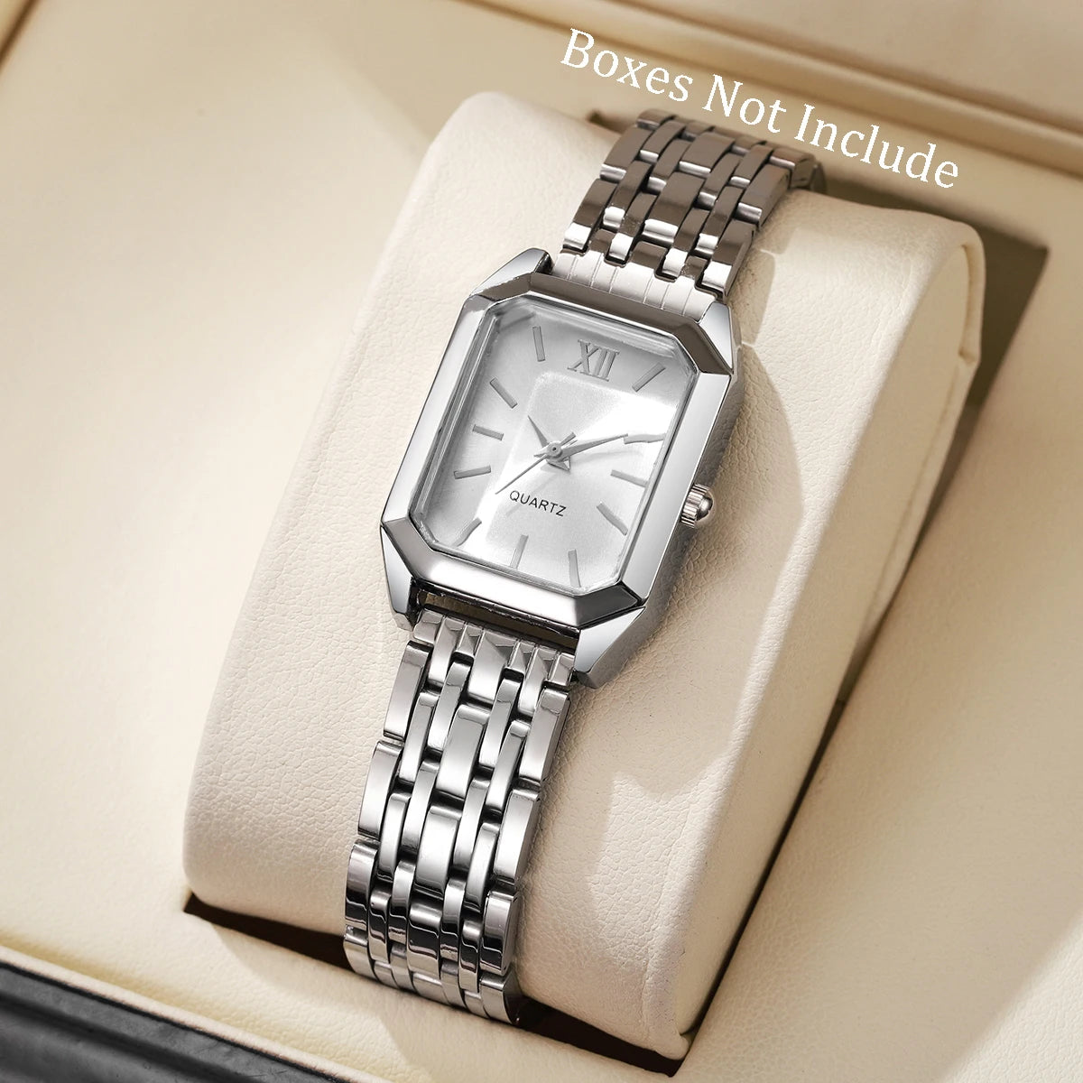 1/8PCS Fashion Rectangle Women Quartz Wristwatch Casual Ladies  Watches Girls Clock Reloj Mujer(Without Box)