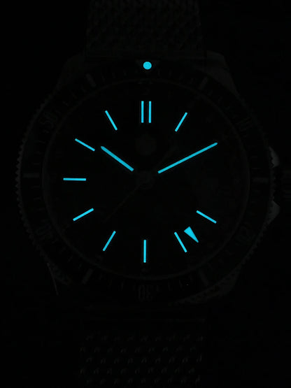 San Martin SN0119-G GMT Automatic Mechanical Watch Bracelet