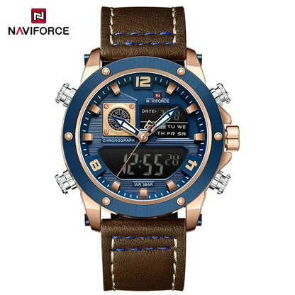 NAVIFORCE NF9236 Dual Display Military Chronograph Watch