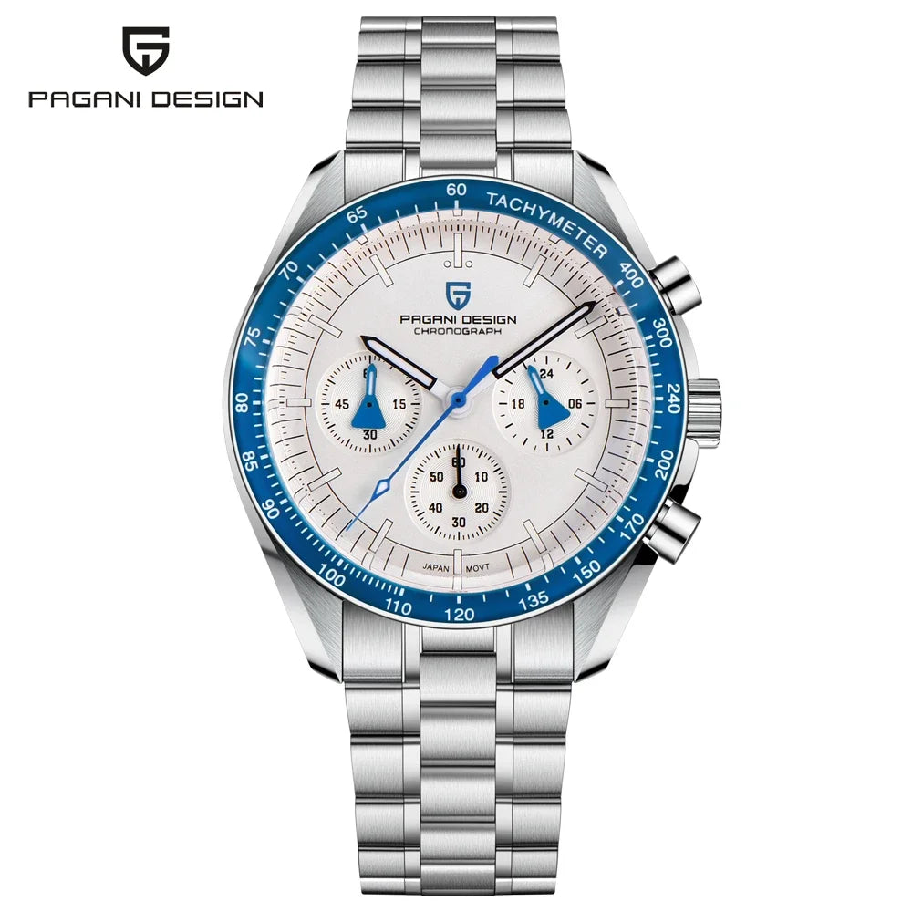 2026 PAGANI DESIGN Nouvelles Montres Homme Marque de Luxe Chronographe Automatique Quartz Étanche Sport Acier Inoxydable Horloge Relogio