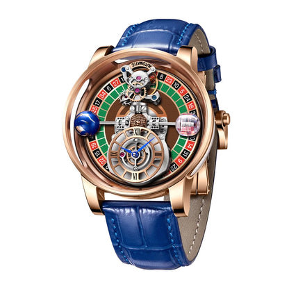 ChronoState Celestial Roulette Luxury Quartz Watch for Men