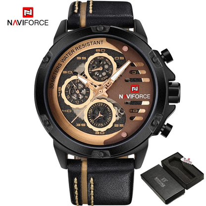 Nouvelle Montre Homme NAVIFORCE Créative Sport Militaire Montre-Bracelet Homme d'Affaires Luxueuse Décontractée Relogio Masculino