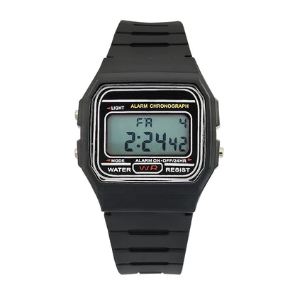 Montre électronique numérique à LED pour femmes, en vogue, montre de sport multifonctionnelle d'extérieur simple et décontractée pour hommes et femmes Reloj