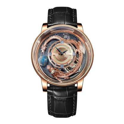 ChronoState Stellar Diamond Astronomical Luxury Quartz Watch for Men