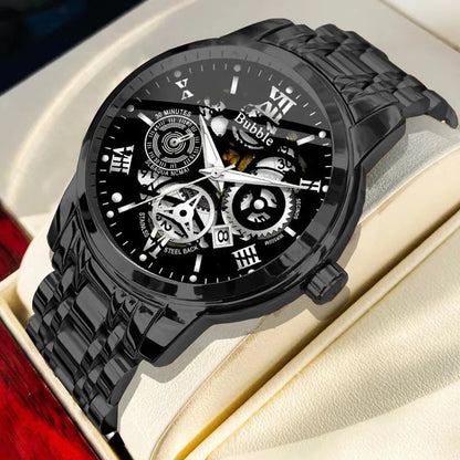 UTHAI L93 Roman Hollow Dial Watch