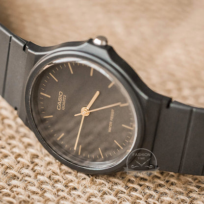 Casio MQ analog watch with minimalist dial and lightweight design