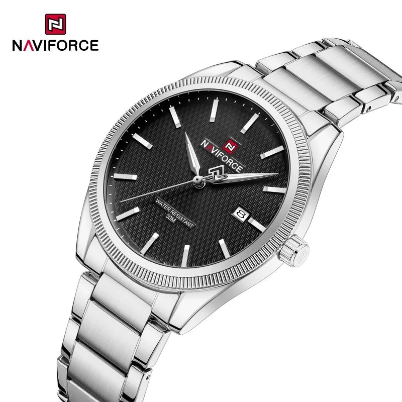NAVIFORCE NF9276S Zinc Alloy Case Stainless Steel Band Watch