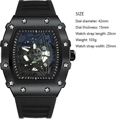 Domineering Beauty Pentagram Luminous Wine Barrel Watch