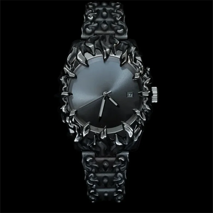 montres tendance hétéroclites en forme de griffe, en albâtre, style rétro, Y2K, euro-américaines, montres spéciales de niche avancées sur Instagram