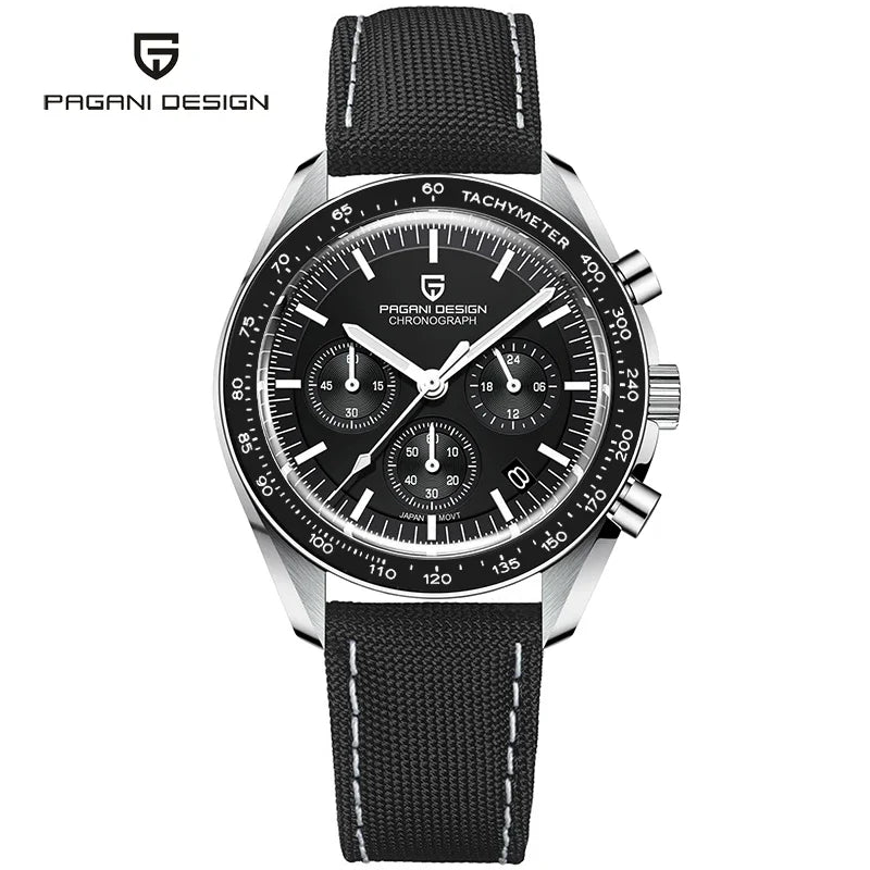 PAGANI DESIGN 2026 Nouvelle V5 PD1701 Montres Homme Luxe Montre à Quartz Homme Sport Vitesse Chronographe Verre Saphir AR Étanche 100M